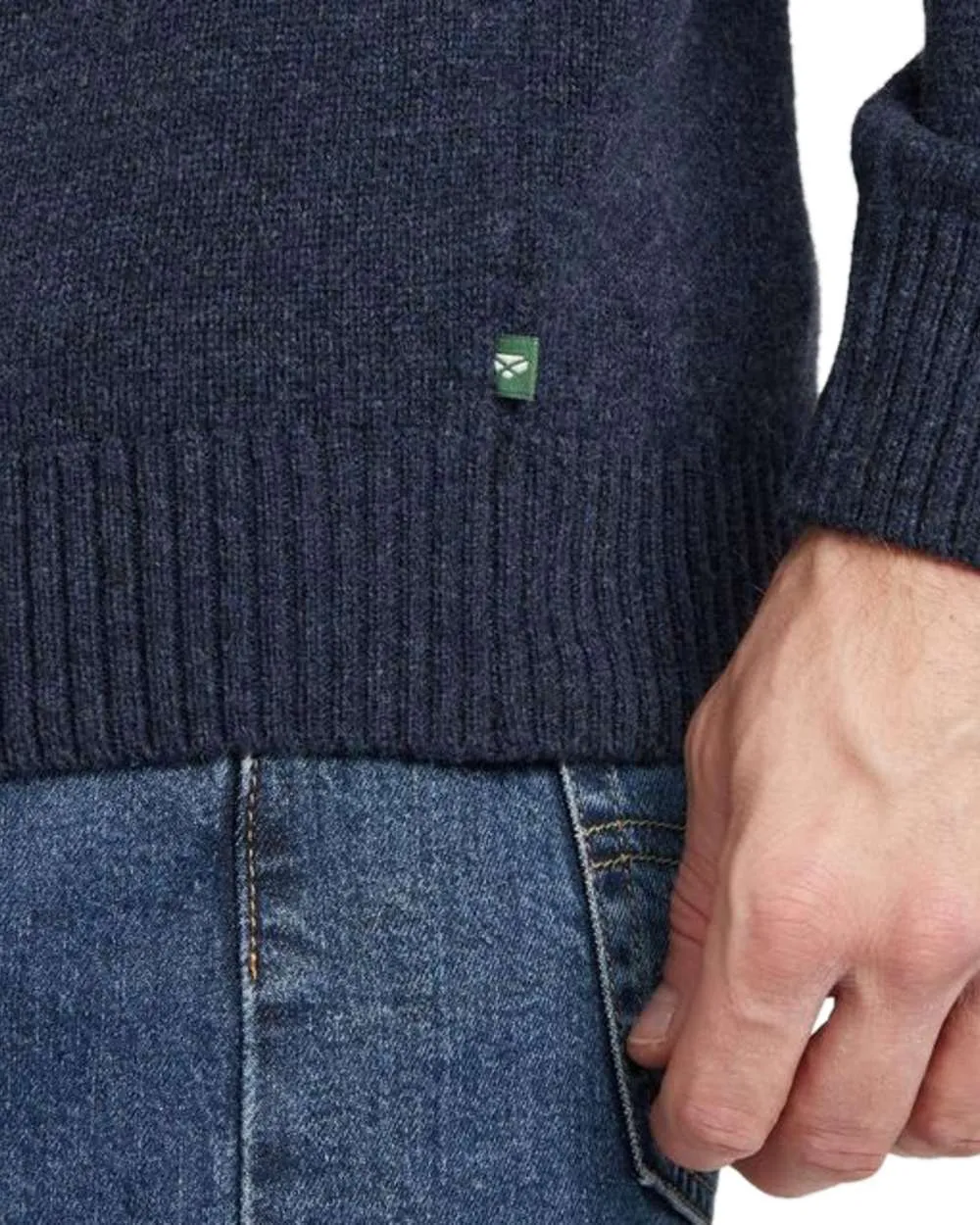 Hoggs of Fife Lothian II Quarter Zip Pullover Men's Knit Sweaters