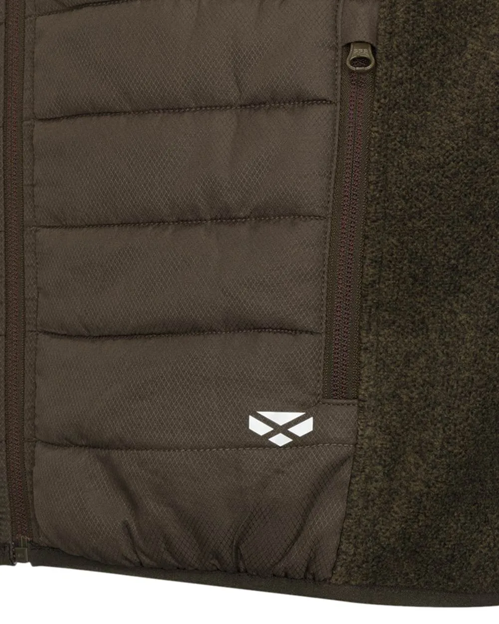 Hoggs of Fife Melville Hybrid Gilet Tartan Plaid Shirts Men
