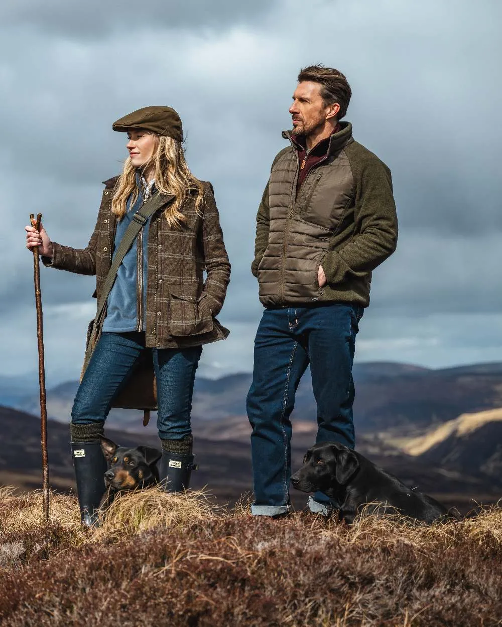 Hoggs of Fife Melville Hybrid Jacket Men's Jackets and Coats