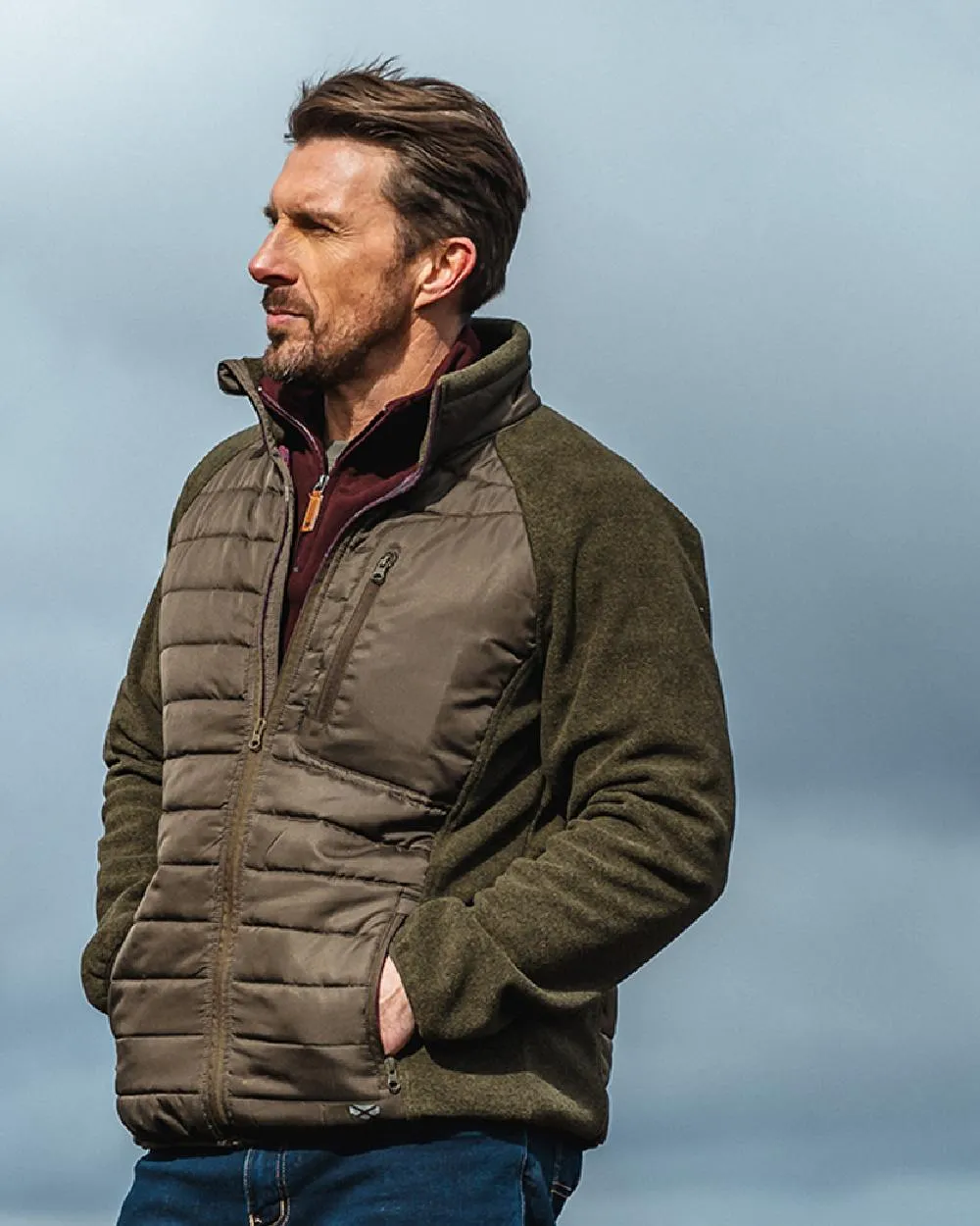 Hoggs of Fife Melville Hybrid Jacket Men's Jackets and Coats