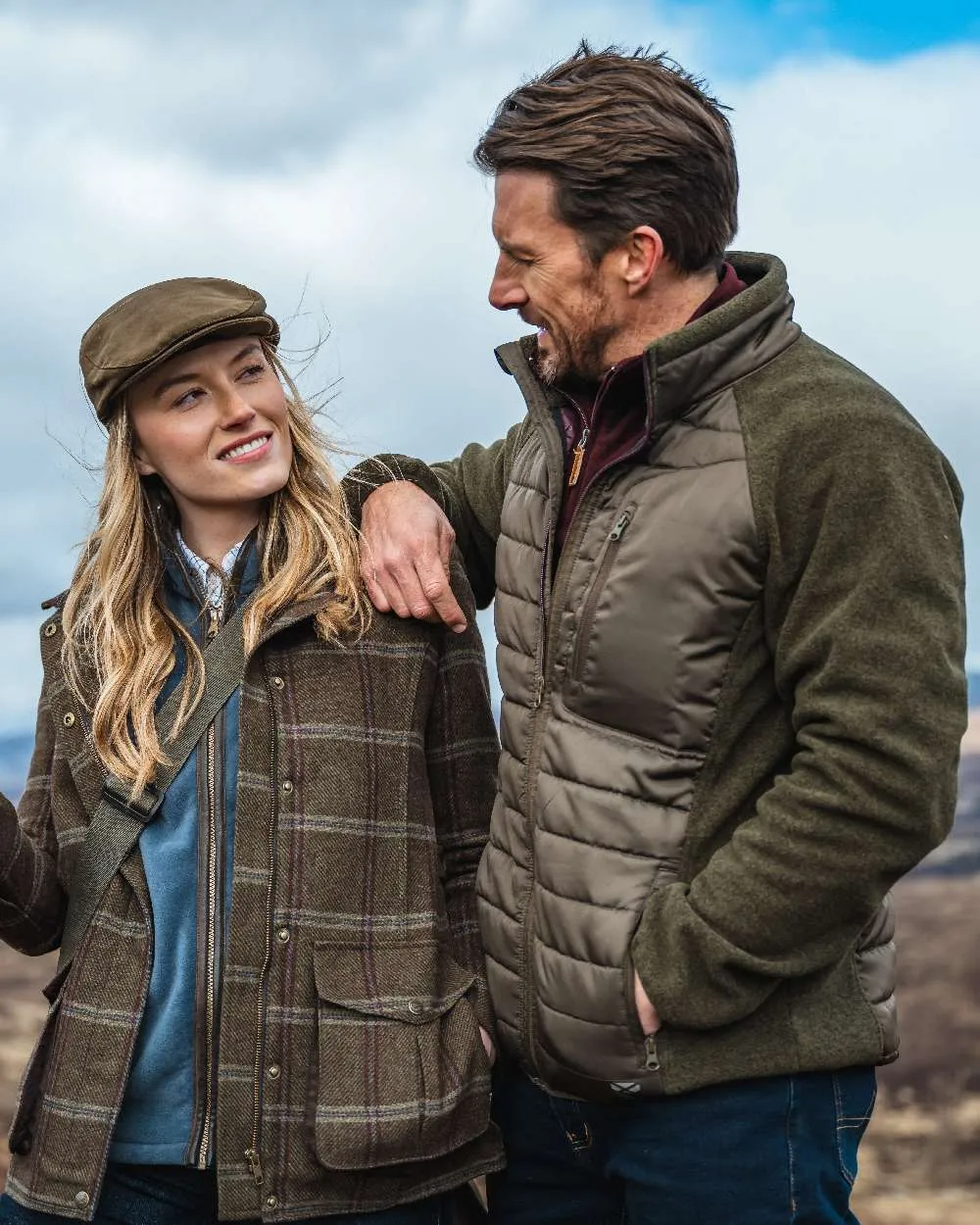 Hoggs of Fife Melville Hybrid Jacket Men's Jackets and Coats