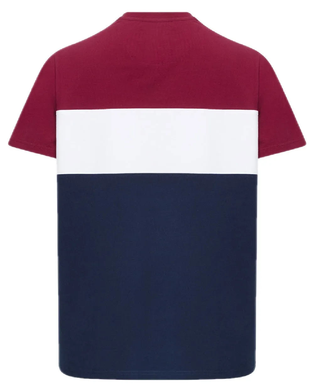 Hoggs of Fife Mens Dalbeattie Colour Block T-Shirt Classic Fit T-Shirts Men