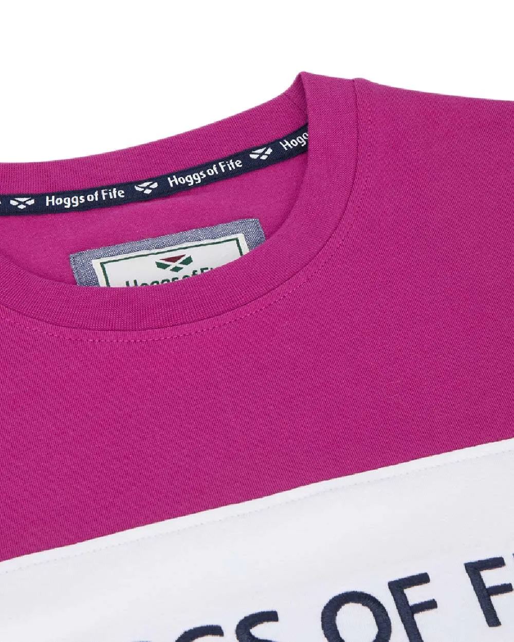Hoggs of Fife Mens Darcie Colour Block T-Shirt Cotton Farming Shirts