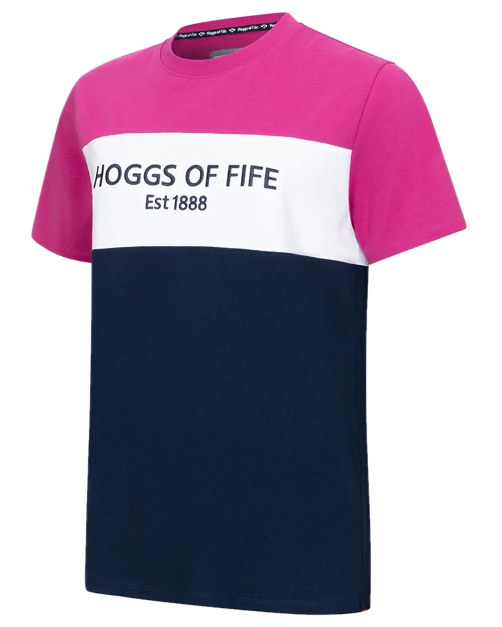Hoggs of Fife Mens Darcie Colour Block T-Shirt Farm Duty Flannel Shirts