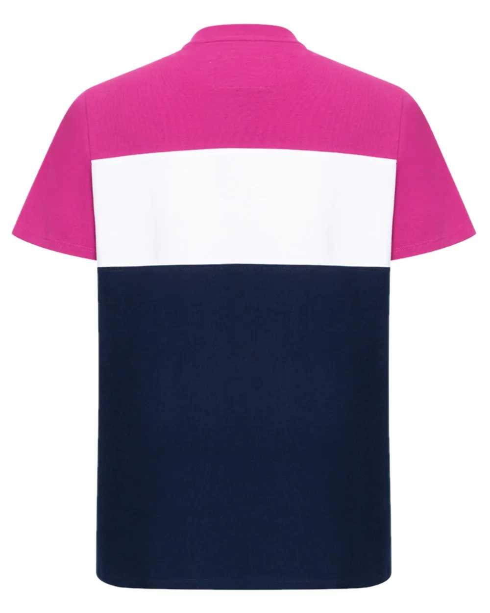 Hoggs of Fife Mens Darcie Colour Block T-Shirt Cotton Farming Shirts