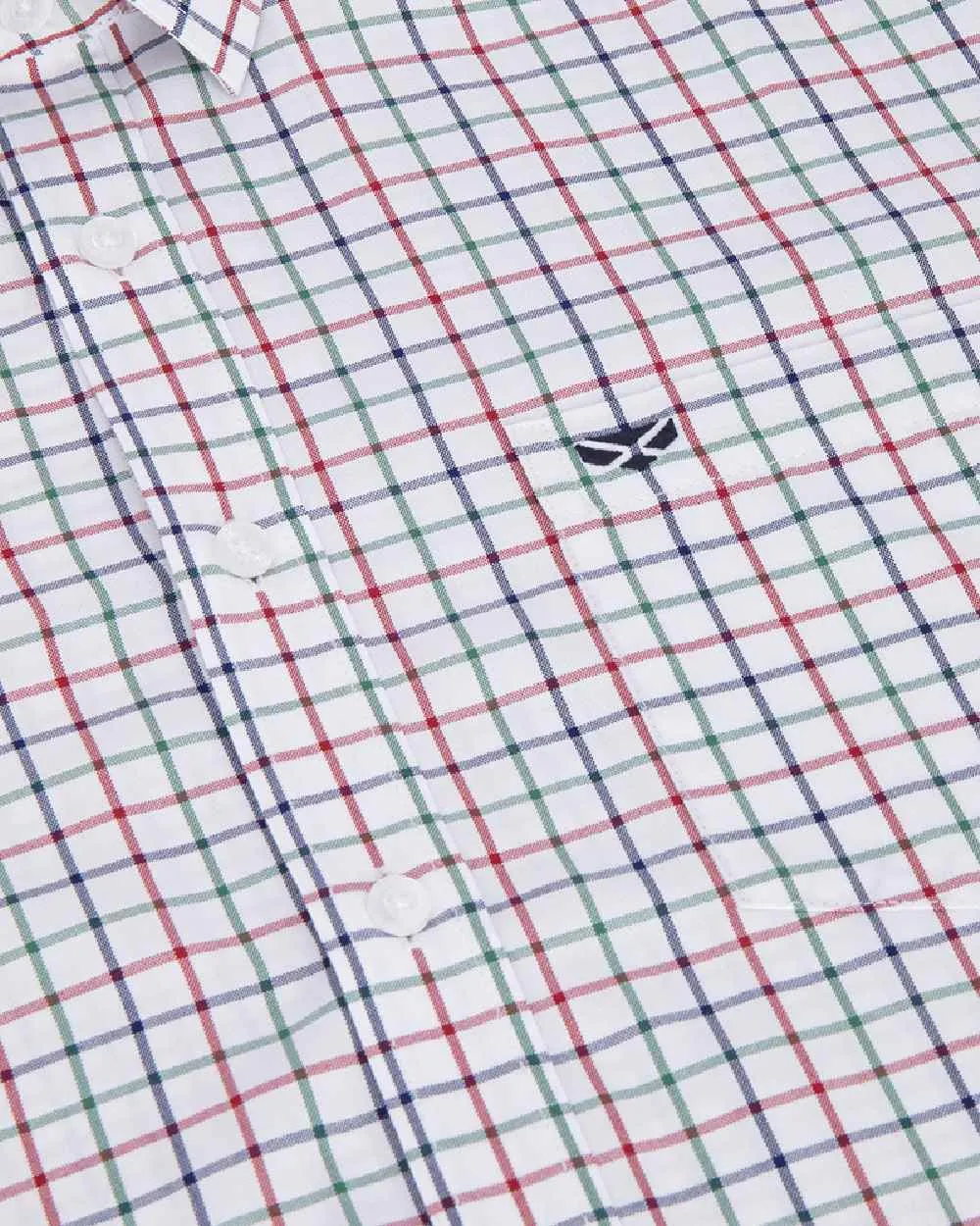 Hoggs of Fife Mens Fernie Bamboo Shirt Men's Check Pattern Shirts