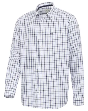 Hoggs of Fife Mens Fernie Bamboo Shirt Casual Check Button Shirts