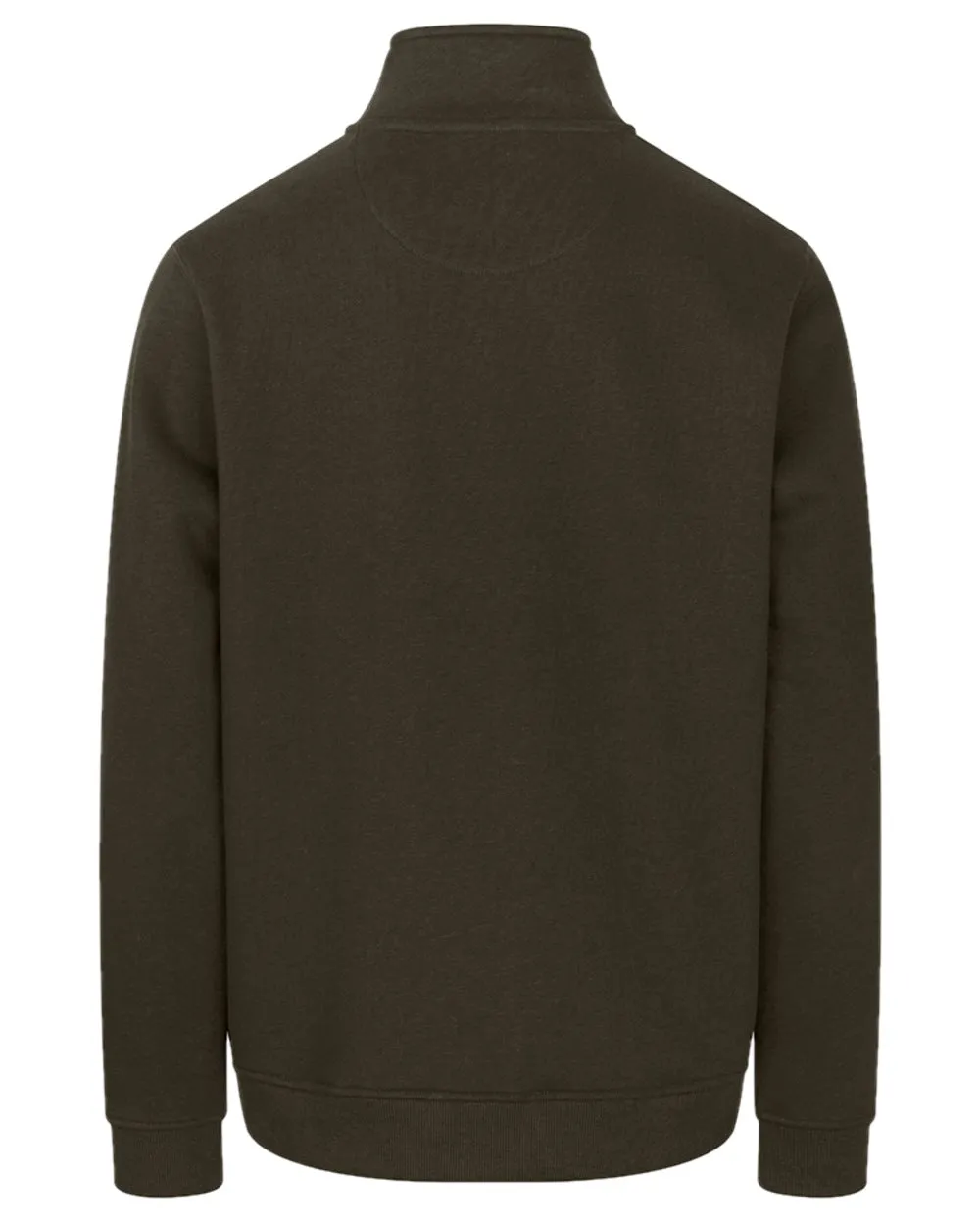 Hoggs of Fife Mens Galloway 1888 Plain Quarter Zip Sweatshirt Warm Sweatshirts for Men