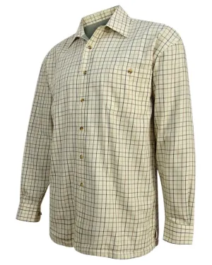 Hoggs of Fife Micro Fleece Lined Shirt Micro Fleece Check Shirts