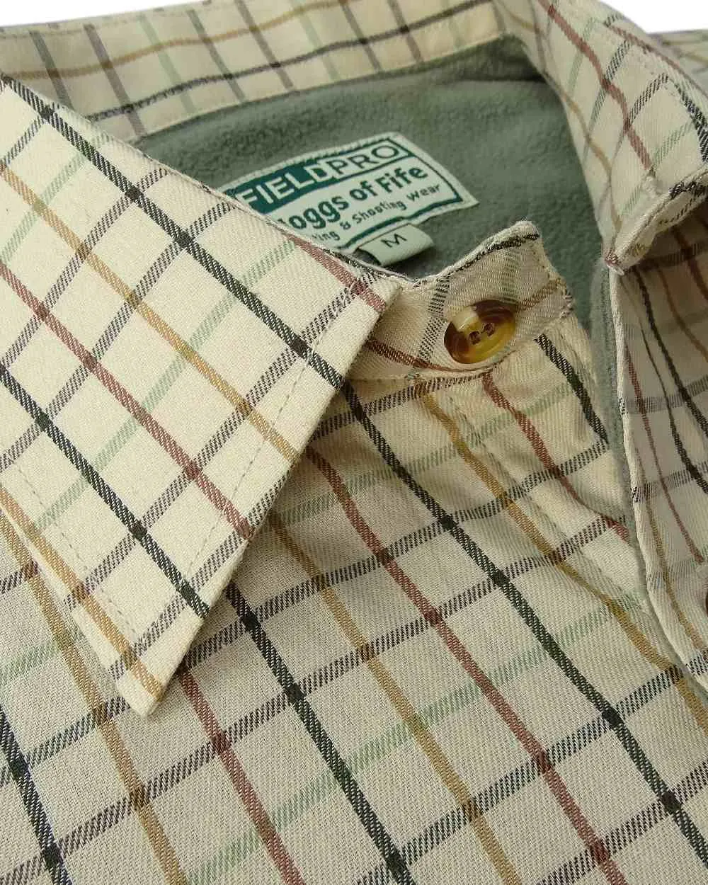 Hoggs of Fife Micro Fleece Lined Shirt Micro Fleece Shirt Men