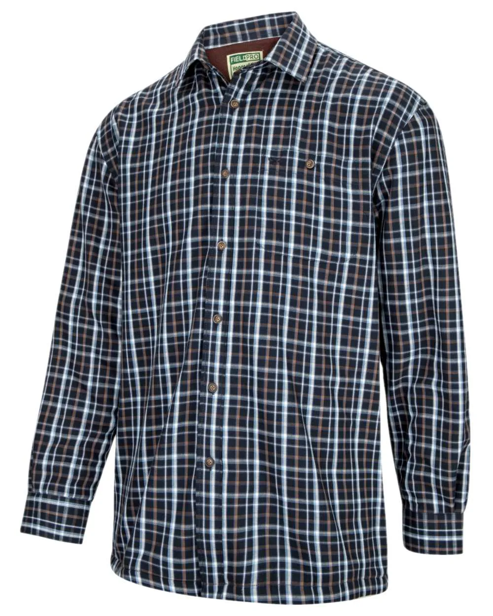 Hoggs of Fife Micro Fleece Lined Shirt Micro Fleece Shirt Men