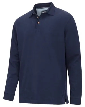 Hoggs of Fife Moffat Long Sleeve Rugby Shirt Cotton Crew Sweatshirts