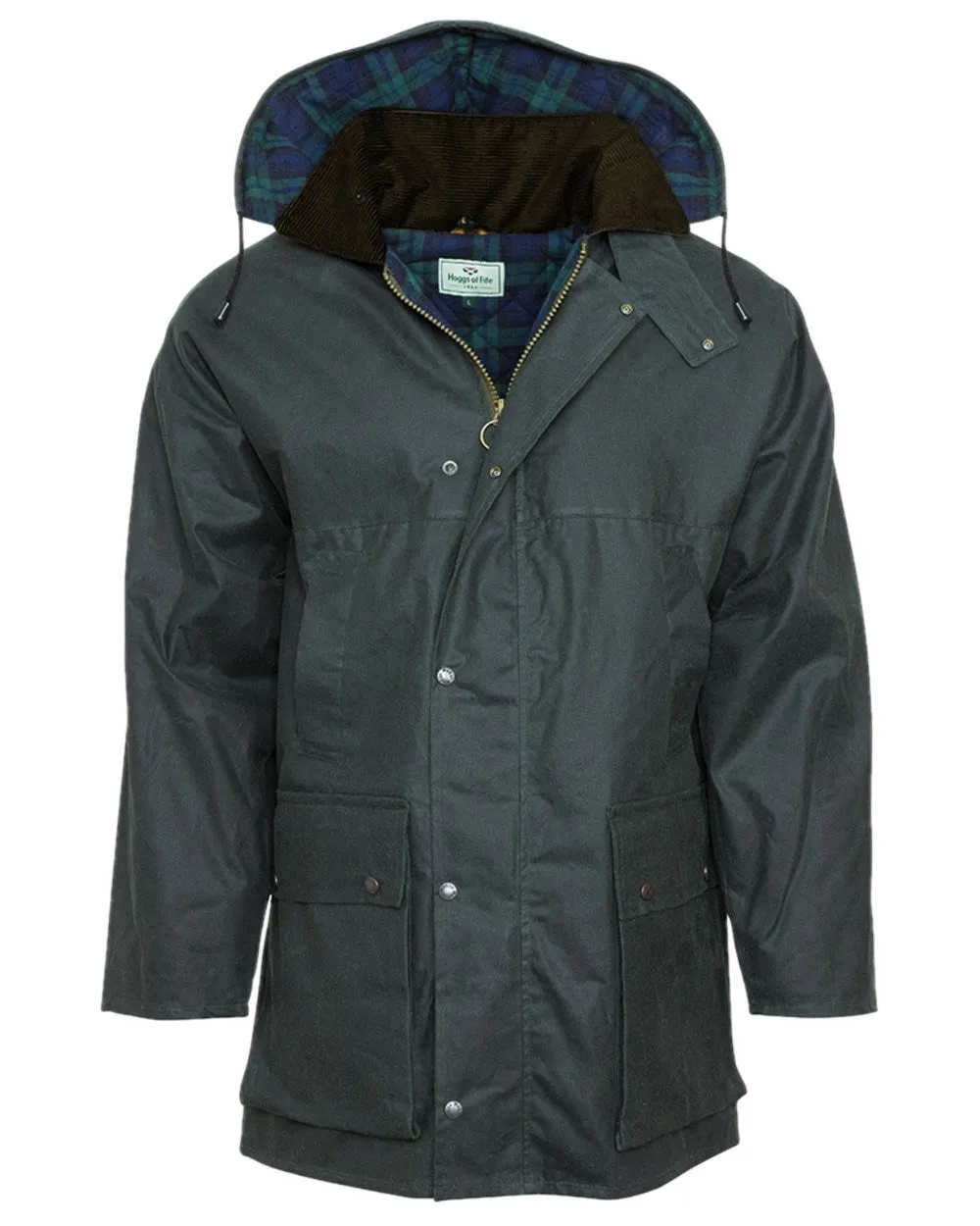Hoggs of Fife Padded Waxed Jacket Men's Jackets and Coats