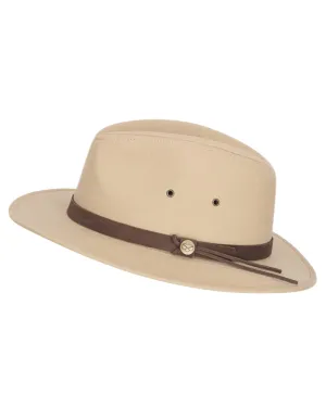 Hoggs of Fife Panmure Canvas Foldable Hat Sun Shield Safari Hats