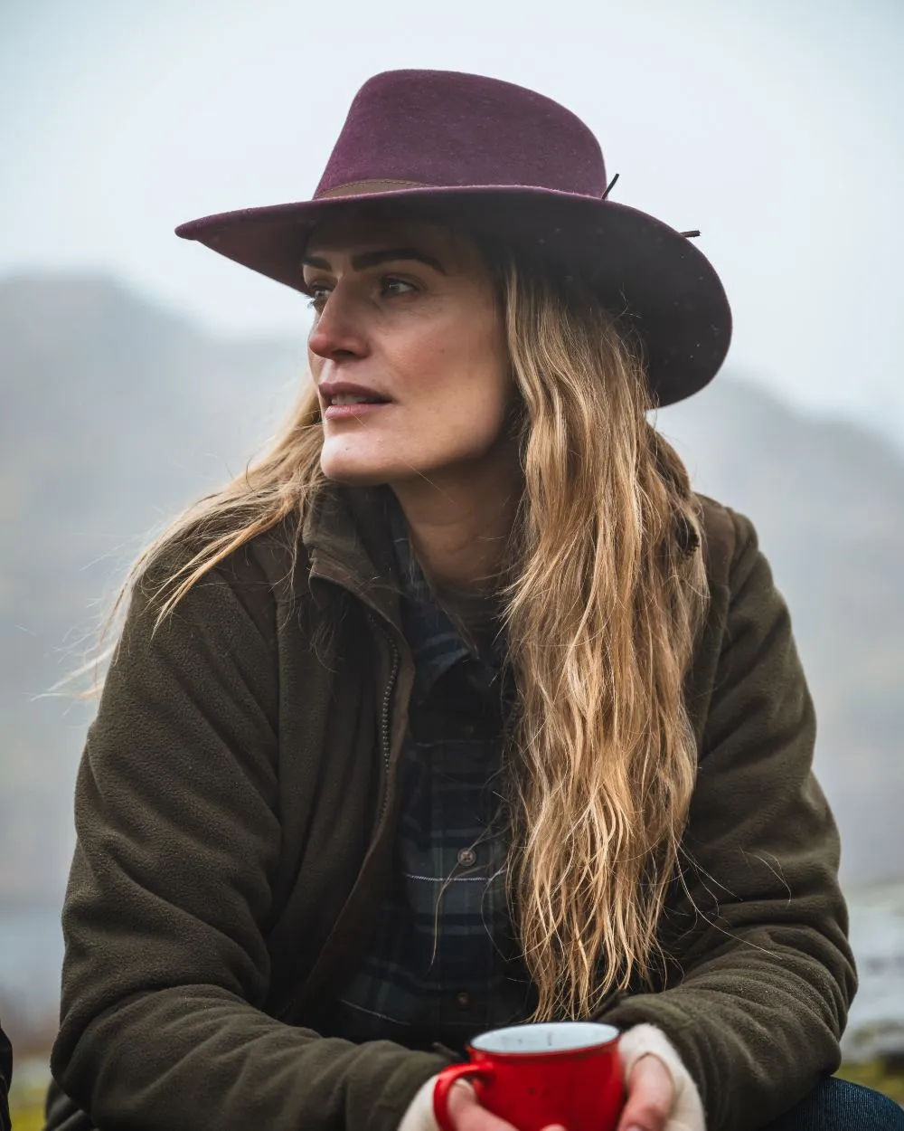 Hoggs of Fife Perth Crushable Felt Hat Felt Fedora Hats Men