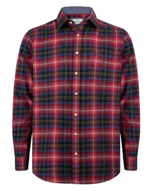 Hoggs of Fife Pitmedden Flannel Check Shirt Breathable Work Shirts