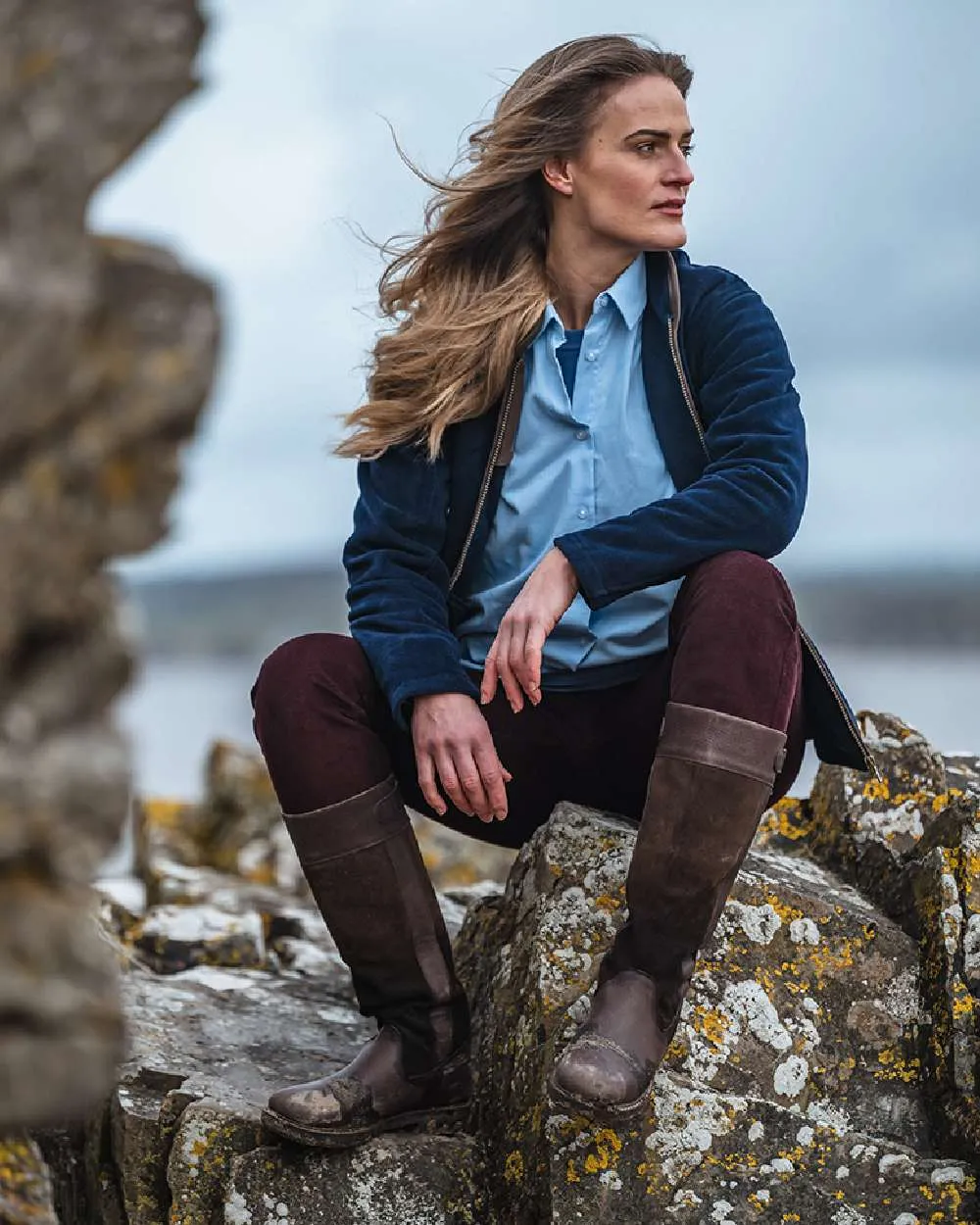 Hoggs of Fife Stenton Ladies Fleece Jacket Hoggs Fleece Pullover