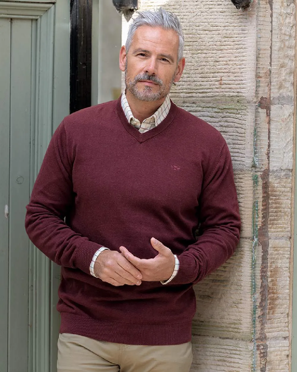 Hoggs of Fife Stirling II Long Sleeve Pullover Men's Knit Sweaters