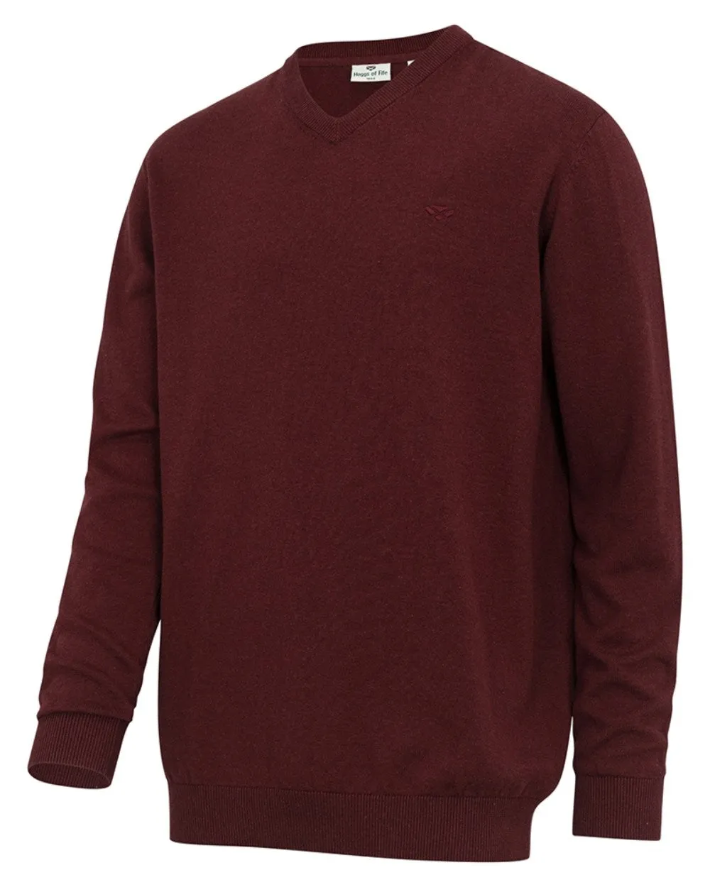 Hoggs of Fife Stirling II Long Sleeve Pullover Wool V-Neck Pullovers