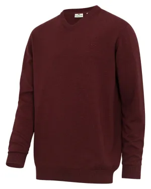 Hoggs of Fife Stirling II Long Sleeve Pullover Wool V-Neck Pullovers