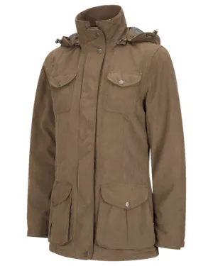 Hoggs of Fife Struther Ladies Hooded Field Coat Dog Walking Windbreakers