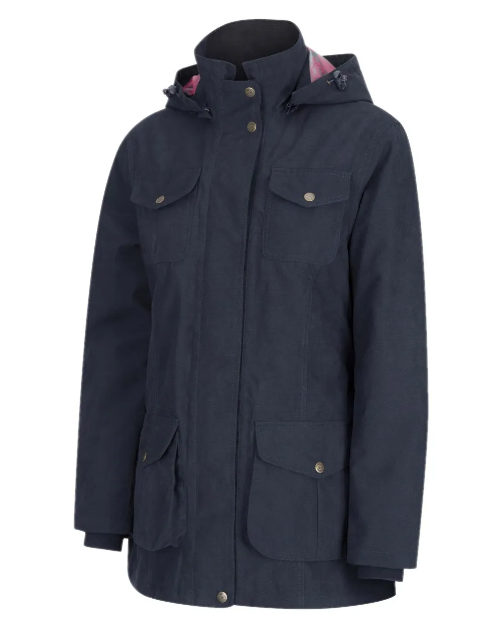 Hoggs of Fife Struther Ladies Hooded Field Coat Dog Walking Waterproof Jackets