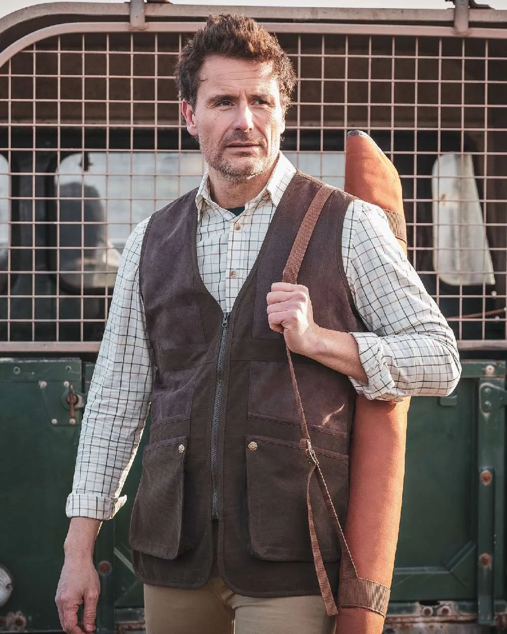 Hoggs of Fife Struther Shooting Vest Cotton T-Shirts Men
