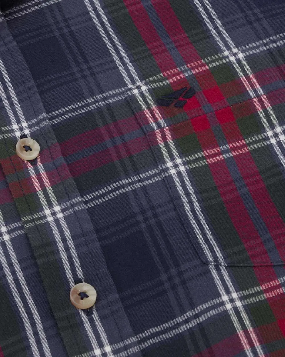 Hoggs of Fife Taransay Plaid Twill Shirt Cotton Farming Shirts