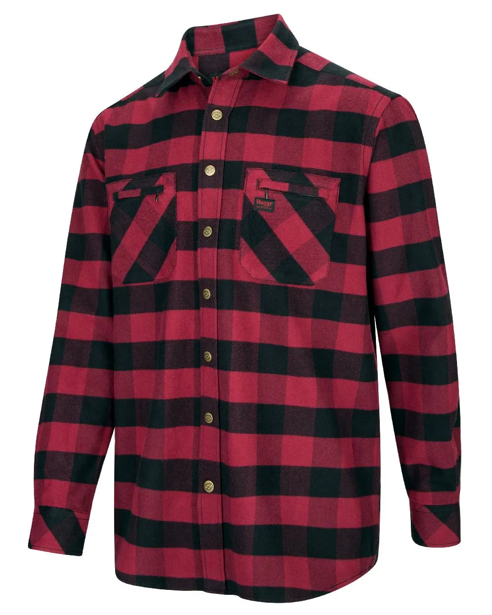 Hoggs of Fife Tentsmuir Flannel Shirt Breathable Work Shirts
