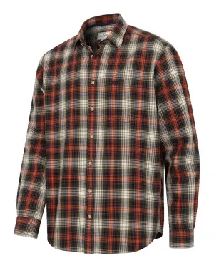 Hoggs of Fife Tiree Herringbone Check Shirt Hoggs Long Sleeve Tops