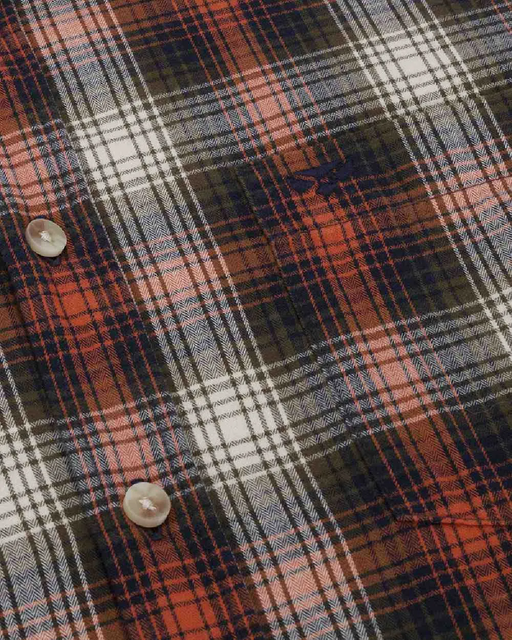 Hoggs of Fife Tiree Herringbone Check Shirt Hoggs Polo Shirts