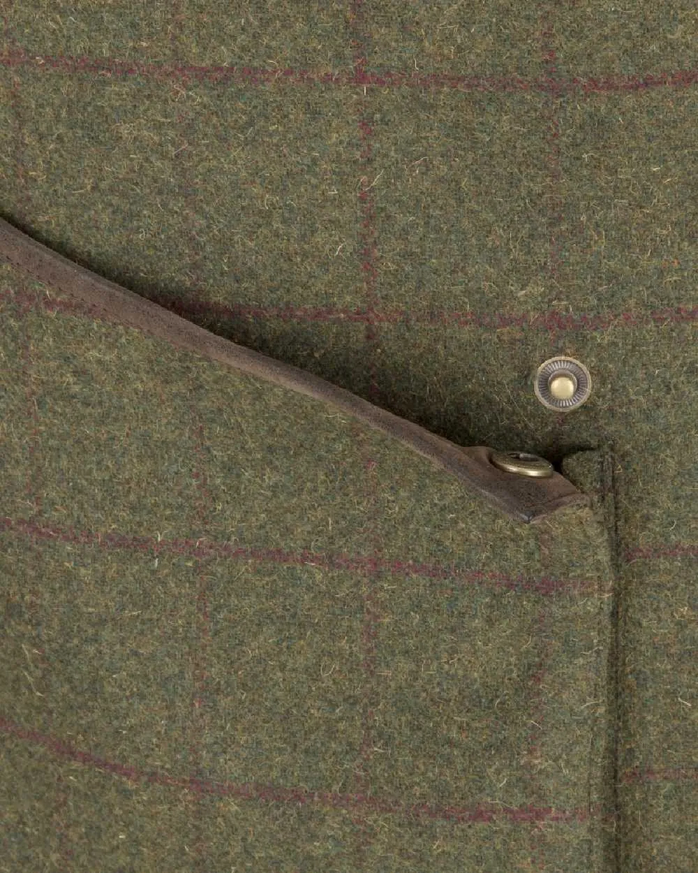 Hoggs of Fife Tummel Tweed Field Waistcoat Plain Dress Shirts Men