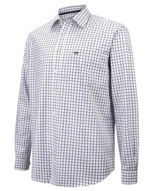 Hoggs of Fife Turnberry Cotton Twill Shirt Hoggs Long Sleeve Tops