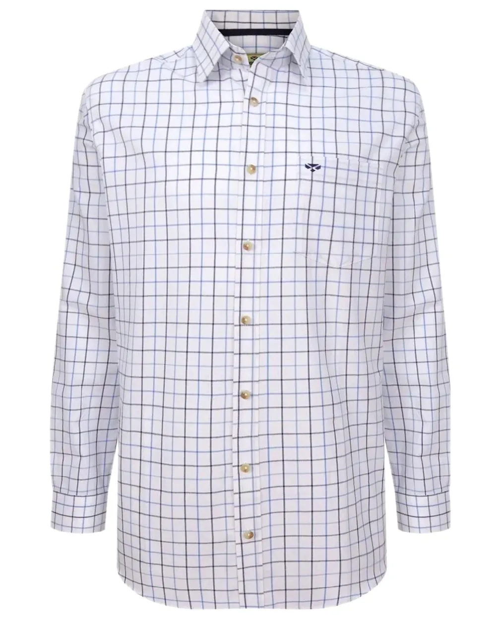 Hoggs of Fife Viscount Premier Tattersall Shirt Shooting Oxford Shirts