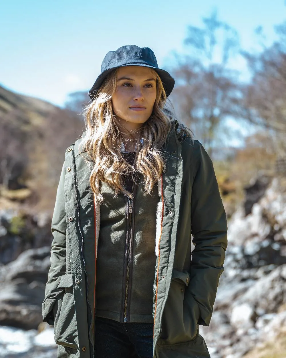 Hoggs of Fife Womens Walker Long Coat Dog Walking Waterproof Jackets