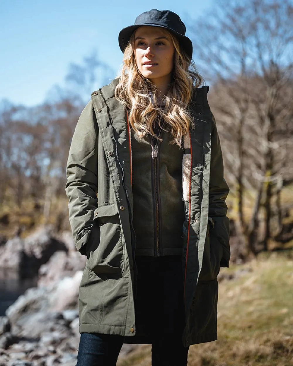 Hoggs of Fife Womens Walker Long Coat Dog Walking Waterproof Jackets
