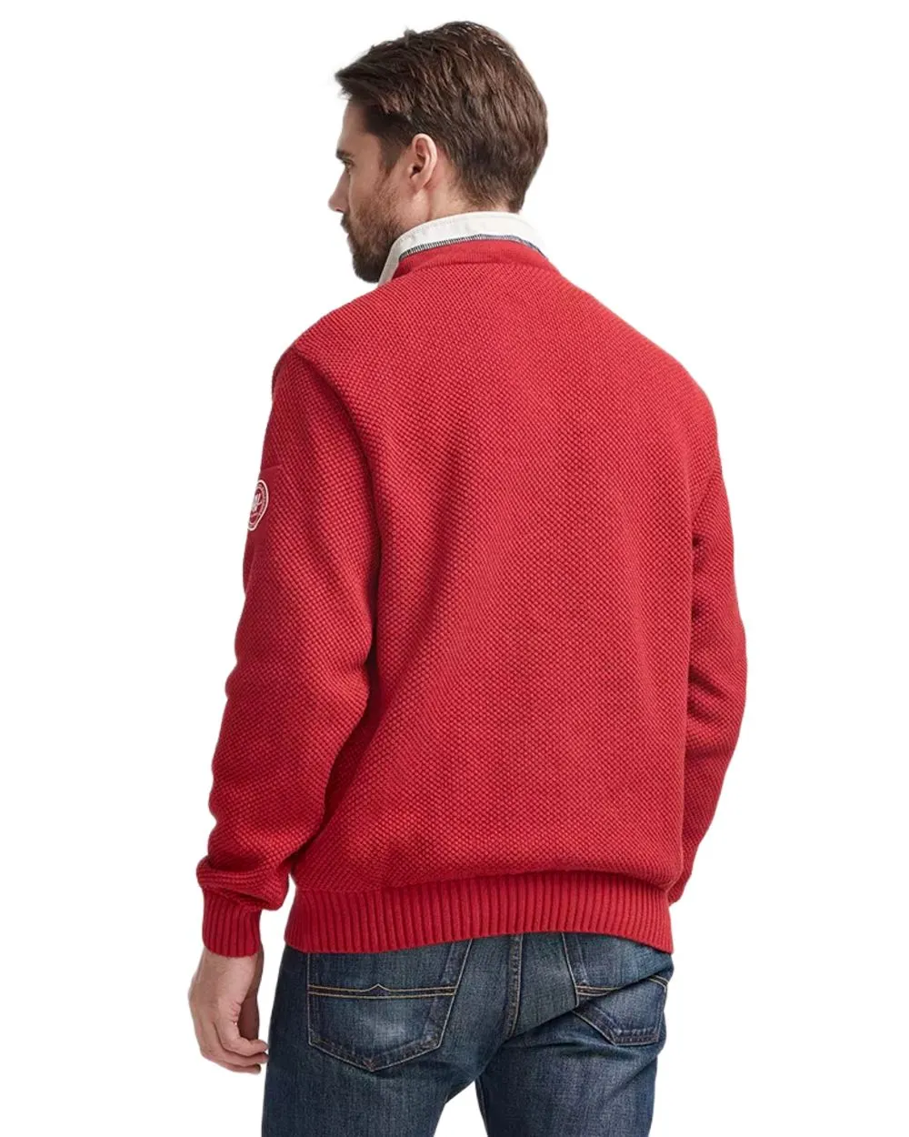 Holebrook Mens Classic Knitted Windproof Sweater Zip Neck Sweaters Men