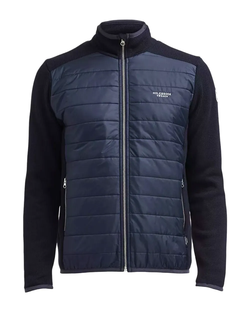Holebrook Mens Peder Full Zip Windproof Jacket Diamond Quilted Jackets