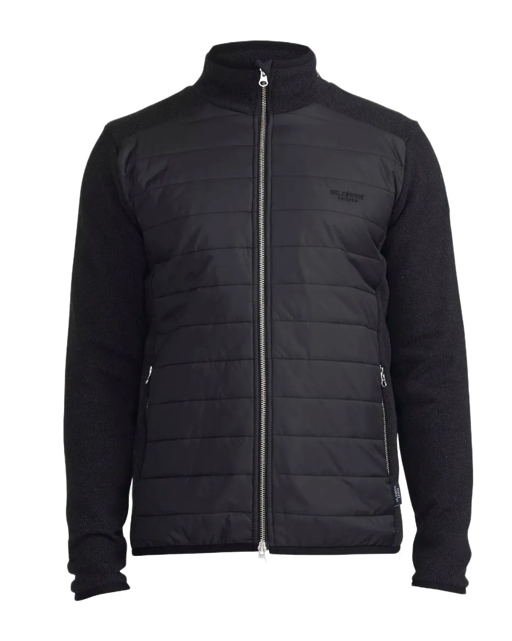 Holebrook Mens Peder Full Zip Windproof Jacket Quilted Outdoor Jackets