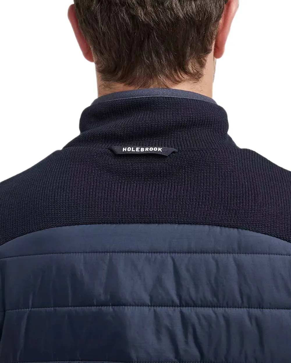 Holebrook Mens Peder Full Zip Windproof Jacket Quilted Outdoor Jackets