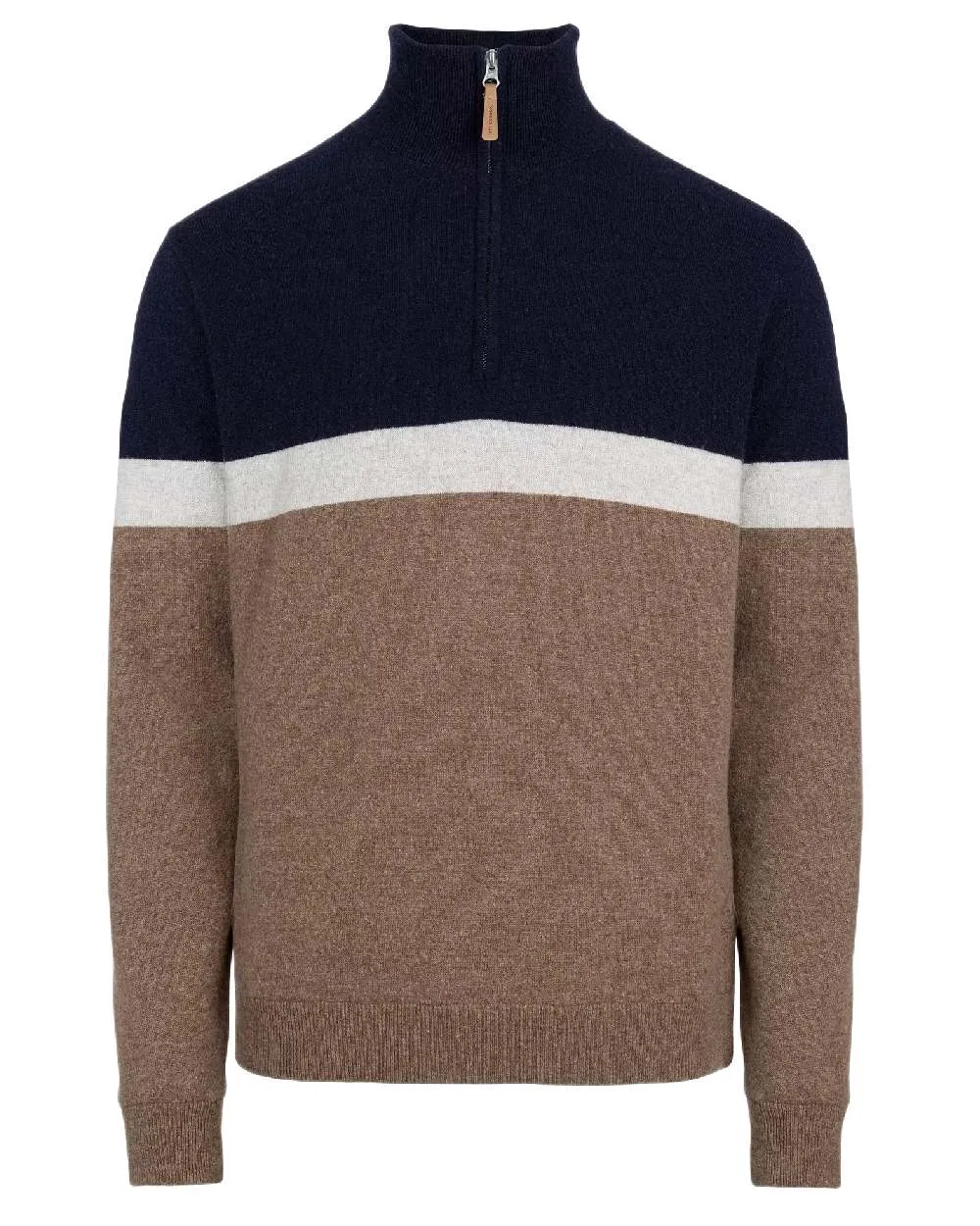 Holebrook Mens Stellan T-Neck Windproof Sweater Zip Neck Sweaters Men