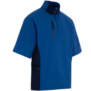 Limited Time Offer Black Friday Exclusive Proquip Gents Pro Tech Short Sleeve Wind Jacket - Royal/Navy