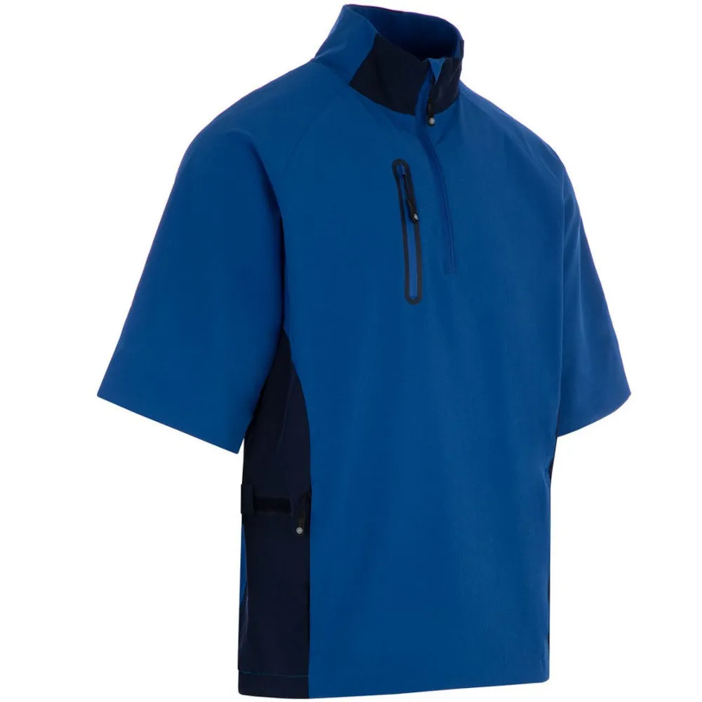 Limited Time Offer Black Friday Exclusive Proquip Gents Pro Tech Short Sleeve Wind Jacket - Royal/Navy