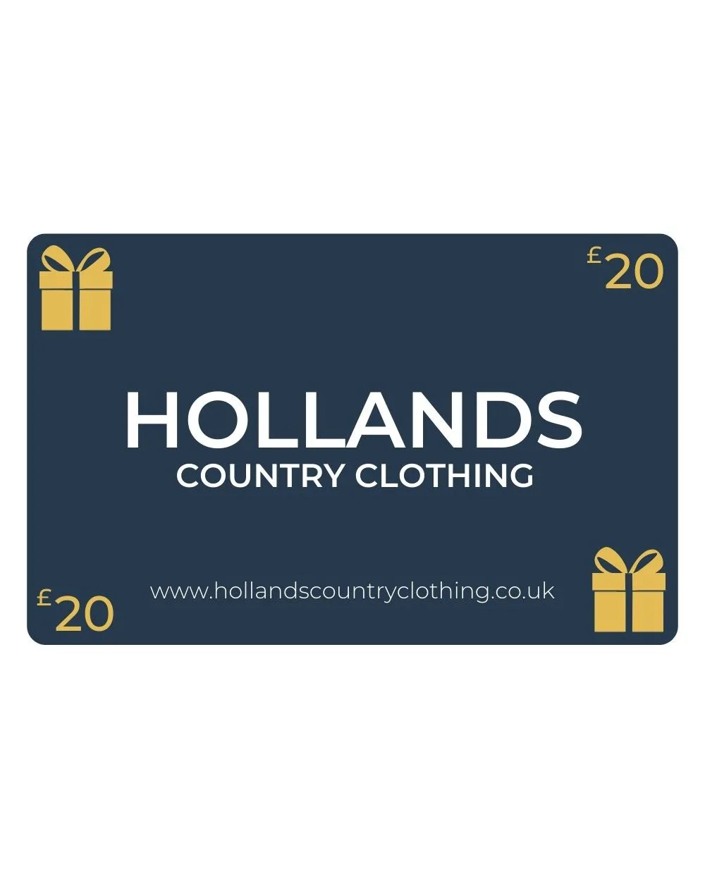 Hollands Country Clothing Gift Cards Long Waterproof Coats