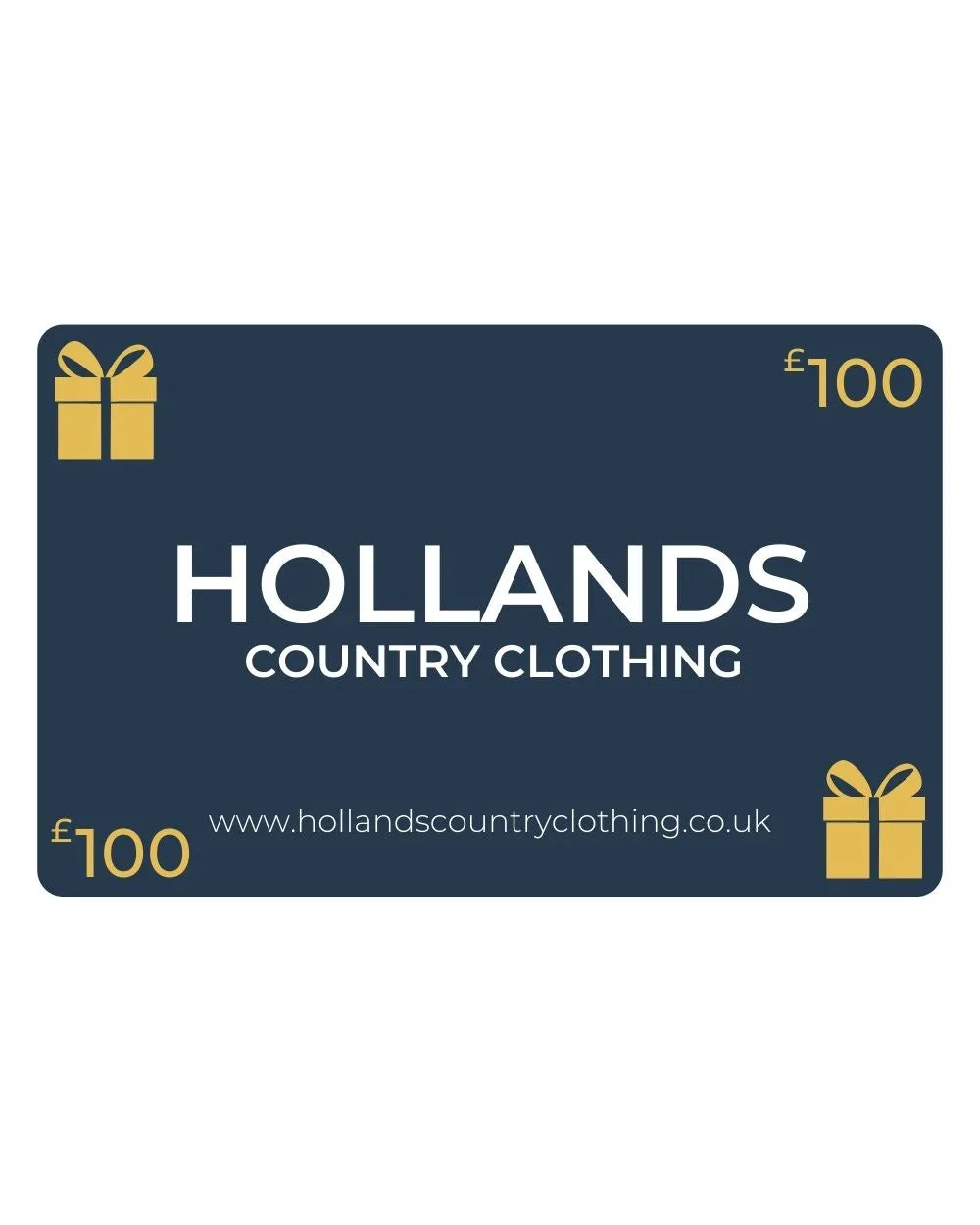 Hollands Country Clothing Gift Cards Long Waterproof Coats
