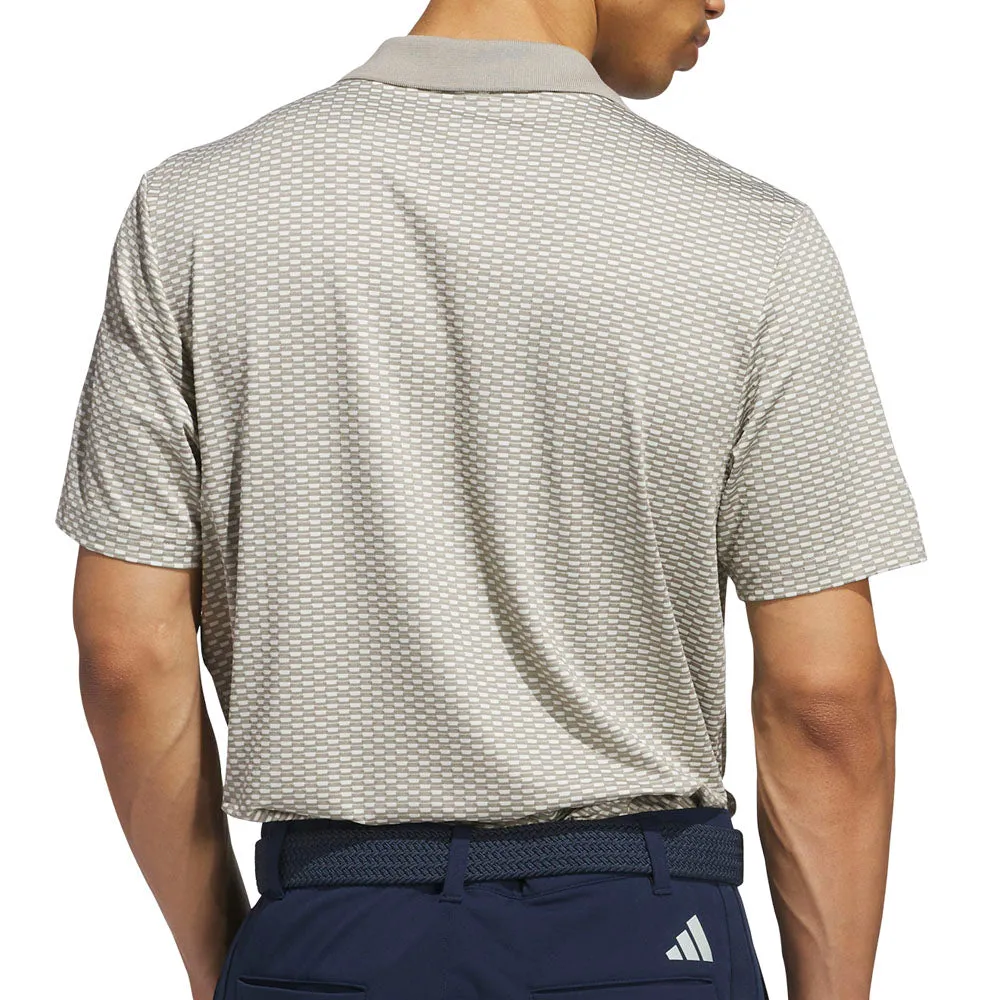 Engineered for Speed Power Every Step Adidas Beyond The Course Textured Polo Shirt - Putty Beige