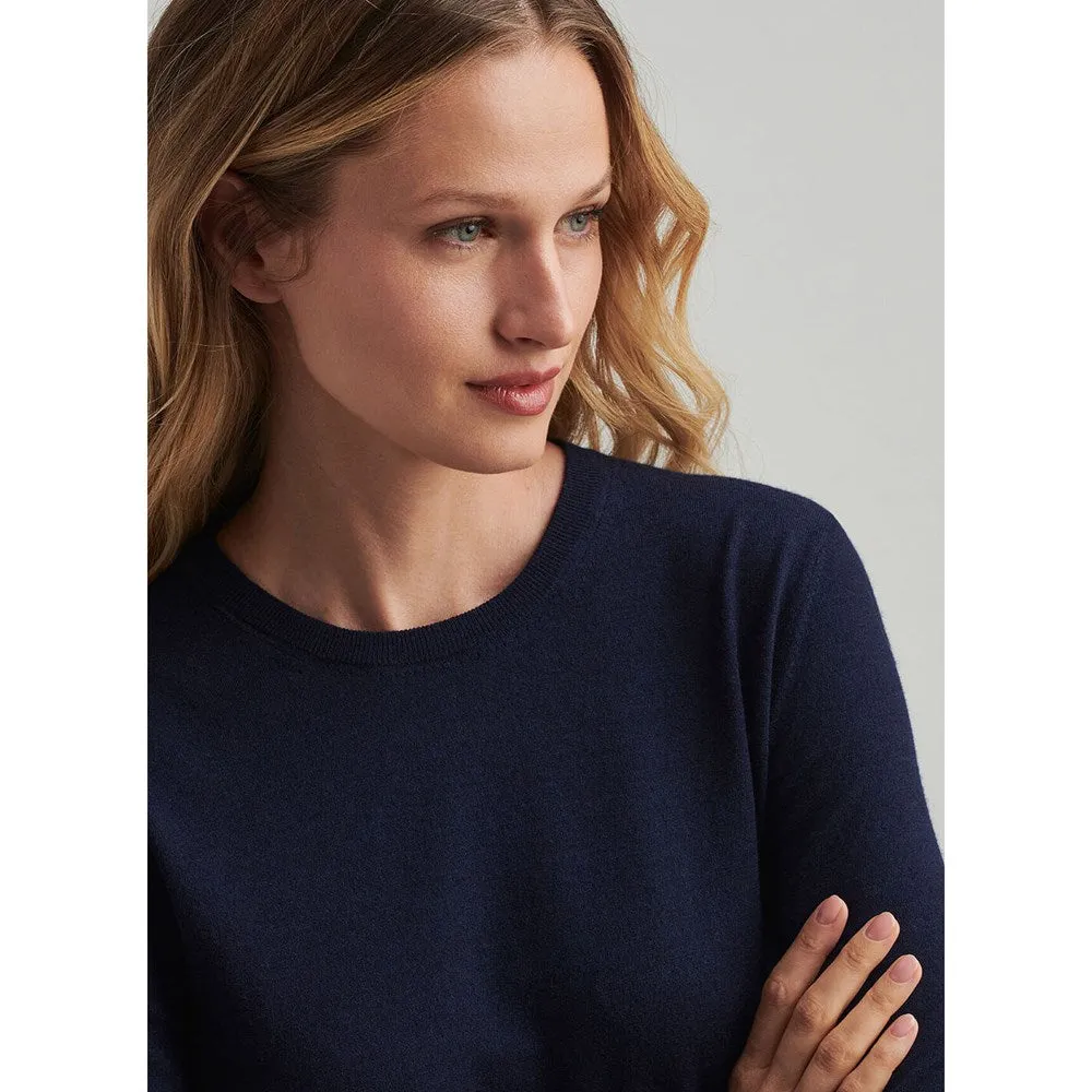 Peter Millar Women'X Excursionist Merino Flex Knitted Golf Crew - Navy Christmas Day Sale