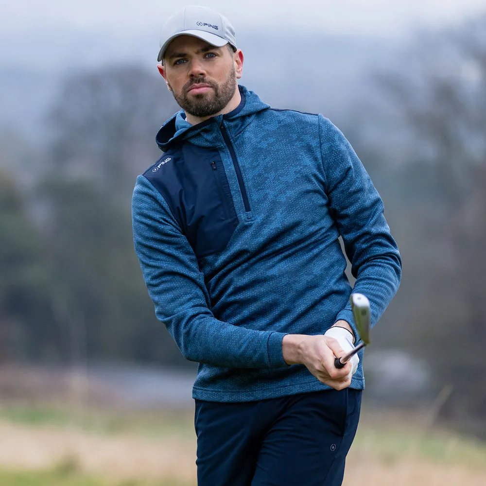 Walk Tall Christmas Eve Sale Ping Nexa 1/4 Zip Pullover - Blue Fusion/Navy