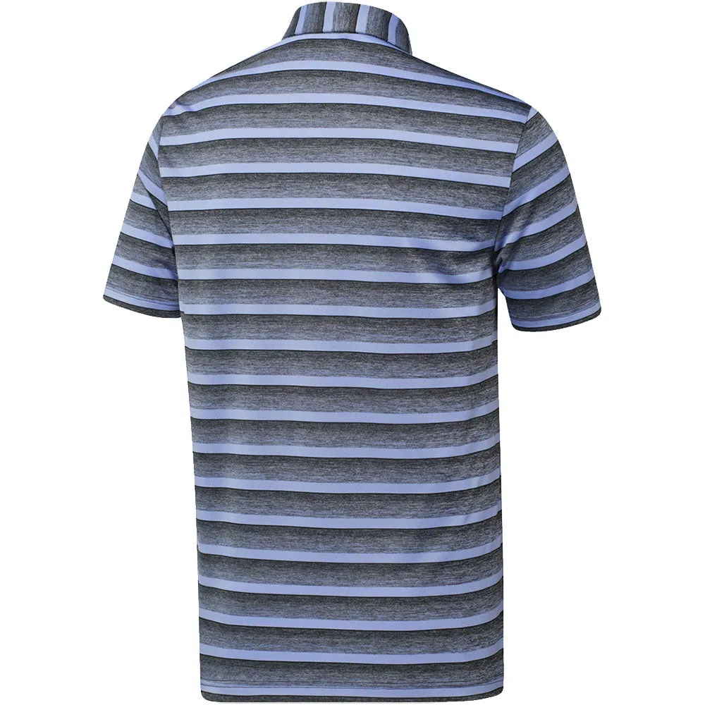 Adidas Two-Colour Stripe Polo Shirt - Black/Blue Spark Loud Looks, Smooth Moves Own the Moment