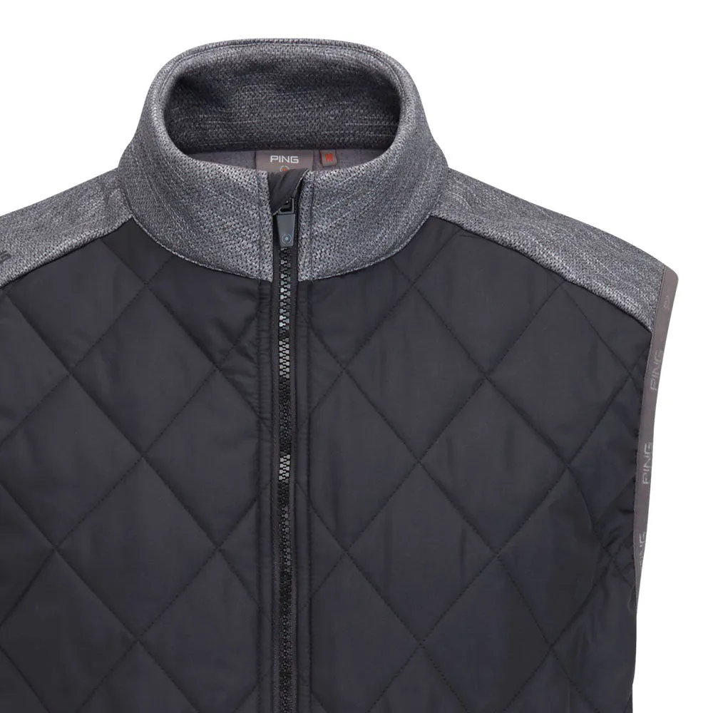 Not for the Ordinary Unleash Your Power Ping Aaran Gilet - Steel Marl/Black